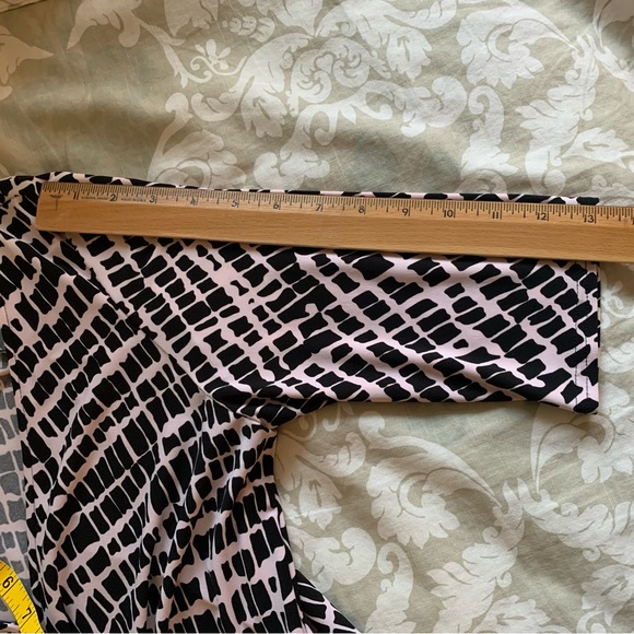 JONES NY, Wrap Dress~Black & White ~ 10 ~Figure Flattering Date Night Great Tw… - Picture 5 of 8